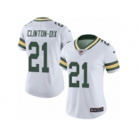 Women's Nike Green Bay Packers #21 Ha Ha Clinton-Dix Limited White Rush NFL Jersey