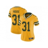 Women's Nike Green Bay Packers #31 Davon House Limited Gold Rush NFL Jersey