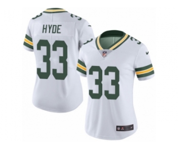 Women's Nike Green Bay Packers #33 Micah Hyde Limited White Rush NFL Jersey