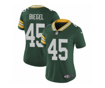 Women's Nike Green Bay Packers #45 Vince Biegel Vapor Untouchable Limited Green Team Color NFL Jersey