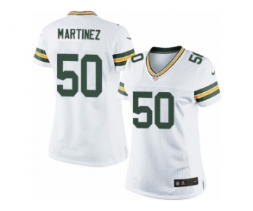 Women's Nike Green Bay Packers #50 Blake Martinez Limited White NFL Jersey