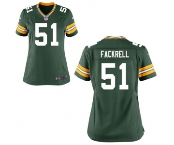 Women's Nike Green Bay Packers #51 Kyler Fackrell Green Team Color NFL Jersey