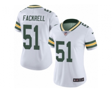 Women's Nike Green Bay Packers #51 Kyler Fackrell Limited White Rush NFL Jersey