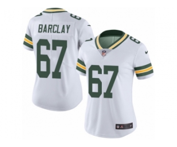 Women's Nike Green Bay Packers #67 Don Barclay Limited White Rush NFL Jersey