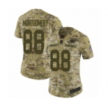 Women's Nike Green Bay Packers #88 Ty Montgomery Limited Camo 2018 Salute to Service NFL Jersey