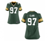 Women's Nike Green Bay Packers #97 Kenny Clark Green Team Color NFL Jersey