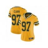 Women's Nike Green Bay Packers #97 Kenny Clark Limited Gold Rush NFL Jersey