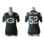 nike women nfl green bay packers #52 matthews field flirt fashion green[nike 2012]