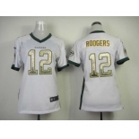 nike women nfl jerseys green bay packers #12 aaron rodgers white[nike drift fashion]