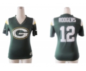 nike women nfl jerseys green bay packers #12 rodger field flirt fashion green[nike 2012]