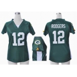 nike women nfl jerseys green bay packers #12 rodger green[draft him ii top]