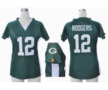 nike women nfl jerseys green bay packers #12 rodger green[draft him ii top]