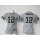 nike women nfl jerseys green bay packers #12 rodgers gray[nike]