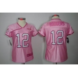 nike women nfl jerseys green bay packers #12 rodgers pink[2012 nike love]