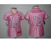 nike women nfl jerseys green bay packers #12 rodgers pink[2012 nike love]