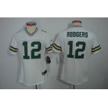 nike women nfl jerseys green bay packers #12 rodgers white[nike limited]