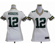 nike women nfl jerseys green bay packers #12 rodgers white[nike]