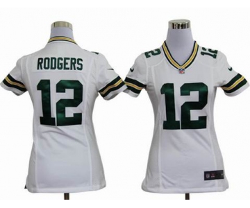 nike women nfl jerseys green bay packers #12 rodgers white[nike]