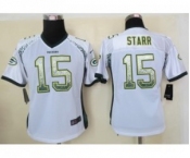 nike women nfl jerseys green bay packers #15 starr white[Elite drift fashion]