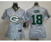 nike women nfl jerseys green bay packers #18 cobb [fem fan zebra]