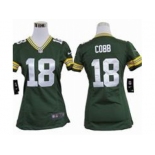 nike women nfl jerseys green bay packers #18 cobb green[nike]