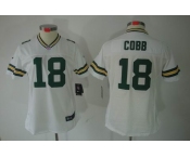 nike women nfl jerseys green bay packers #18 cobb white[nike limited]