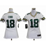 nike women nfl jerseys green bay packers #18 cobb white[nike]