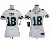 nike women nfl jerseys green bay packers #18 cobb white[nike]