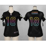 nike women nfl jerseys green bay packers #18 randall cobb black[nike fashion]