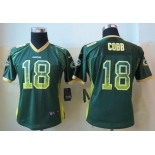 nike women nfl jerseys green bay packers #18 randall cobb green[nike drift fashion]