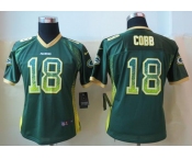 nike women nfl jerseys green bay packers #18 randall cobb green[nike drift fashion]