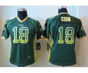 nike women nfl jerseys green bay packers #18 randall cobb green[nike drift fashion]