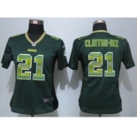 nike women nfl jerseys green bay packers #21 clinton-dix green[Strobe Limited]