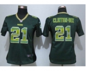 nike women nfl jerseys green bay packers #21 clinton-dix green[Strobe Limited]