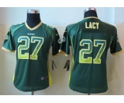 nike women nfl jerseys green bay packers #27 eddie lacy green[nike drift fashion]