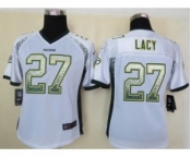 nike women nfl jerseys green bay packers #27 eddie lacy white[Elite drift fashion]