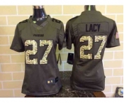 nike women nfl jerseys green bay packers #27 lacy army green[nike Limited Salute To Service]