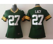 nike women nfl jerseys green bay packers #27 lacy green[nike]