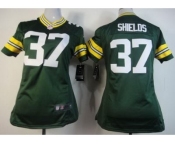 nike women nfl jerseys green bay packers #37 sam shields green[nike]