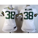 nike women nfl jerseys green bay packers #38 tramon williams white[nike]