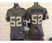 nike women nfl jerseys green bay packers #52 clay matthews army green[nike Limited Salute To Service]