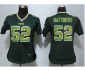 nike women nfl jerseys green bay packers #52 clay matthews green[Strobe Limited]