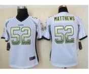 nike women nfl jerseys green bay packers #52 clay matthews white[Elite drift fashion]