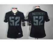 nike women nfl jerseys green bay packers #52 matthews black[nike impact limited]