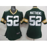 nike women nfl jerseys green bay packers #52 matthews green[nike]