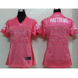 nike women nfl jerseys green bay packers #52 matthews pink[2012 new]