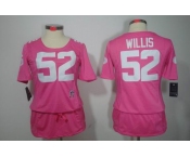 nike women nfl jerseys green bay packers #52 matthews pink[breast cancer awareness]