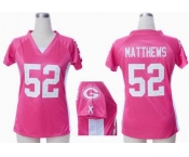 nike women nfl jerseys green bay packers #52 matthews pink[draft him ii top]