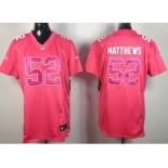 nike women nfl jerseys green bay packers #52 matthews pink[nike]