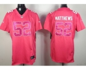 nike women nfl jerseys green bay packers #52 matthews pink[nike]